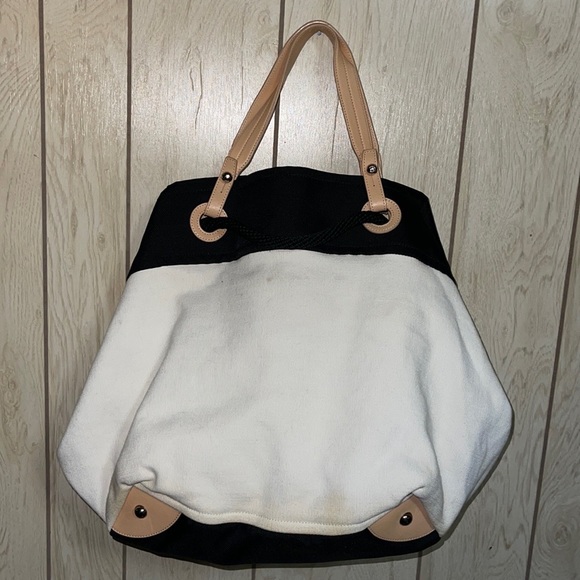 Chanel Shopping XL Timeless Beach Yacht Boating Detail Navy Canvas Nylon Tote - Picture 3 of 11